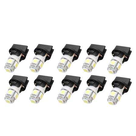 NA/10x T10 Vit 5050 194 LED-lamput Instrumenttimittariston kojelautavalo pohjalla