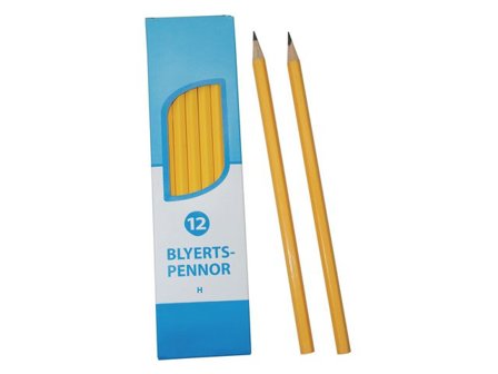 Blyertspenna polerad H 12/fp - Lyreco - Skola och förskola - Pennor och tillbehör - Blyertspennor