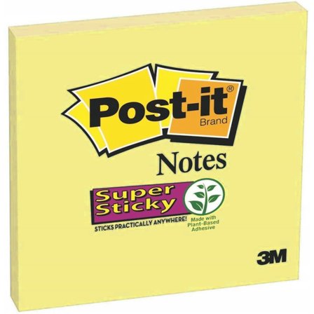 3M Post-it Super Sticky 76x76 Gelb