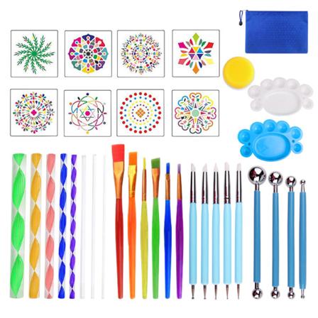 35 PC: set Mandala Dot Painting -maalaustyökalut