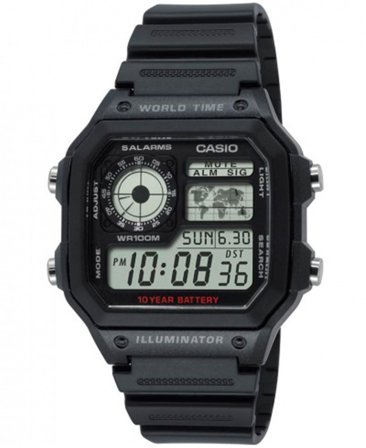 Casio Collection AE-1200WH-1AVEF Black