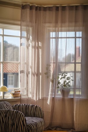 Jotex - Gardin Med Multifunksjonsbånd 1-lengde Ekstra Bred Beige - CAISA - Kjøp Multifunksjonsgardiner hos Jotex