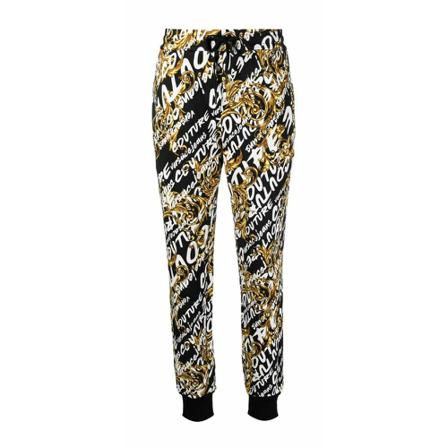 Versace Jeans Couture, Sweatpants Zwart, Dames, Maat:M