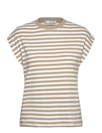 Mango | Striped Short-Sleeved T-Shirt | XS