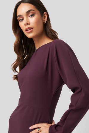 Trendyol Mini Basic Dress - Robe jersey - Violet - EU 34