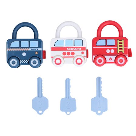 Treghetsbil Brannbil Ambulanse Tidlig Pedagogisk Baby Leker Gave til 3+ År Gamle Barn (Type A)