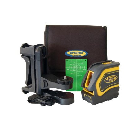 Spectra Precision LT20G Krydslaser med batteri, grøn laser, Laserinstrument