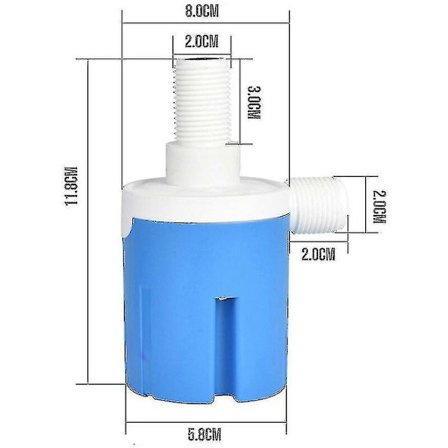 Automatisk vattennivåregleringsventil, flytande vattentank inloppsventil