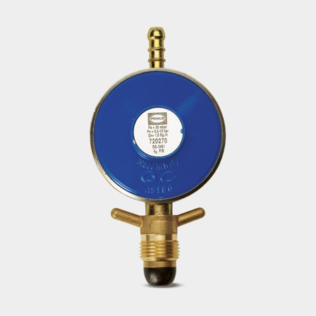 Regolatore di gas Primus Regolatore 30 mBar con ingresso POL, per bombole di gas con valvola POL