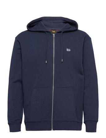Basic Zip Through Ho Hoodie Blå Lee Jeans