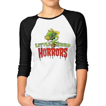 Martintowel Little Shop Of Horrors Audrey Ii Raglan baseballtröja för damer Tee Shirt Crew