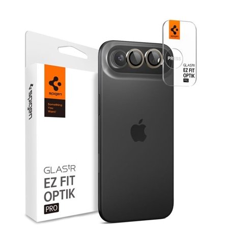 Spigen Optik Pro GLAS.TR "EZ FIT" -kamerasuoja 2-pack iPhone Air - Kultainen