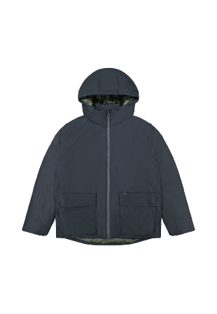 Lee Hooded Short Puffer Jackor Herr Svart M