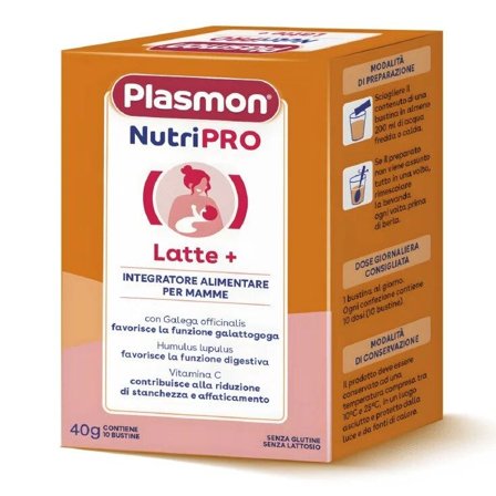 Plasmon Nutripro Latte+ Integratore Alimentare Per Mamme 10