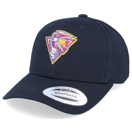 Kiddo Cap - Black adjustable Czapka Z Daszkiem - Kids Biker Logo Adjustable @ Hatstore