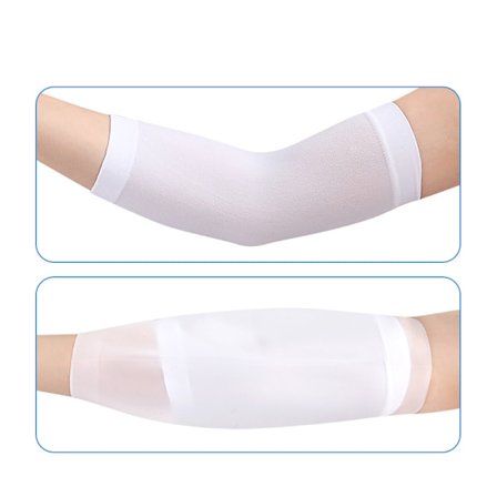 Silikone albuebeskytter ærme (1 par) - Vandtæt L