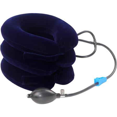 Cervikal Distraktor För Smärtlindring I Nacke Och Axlar (blå)
