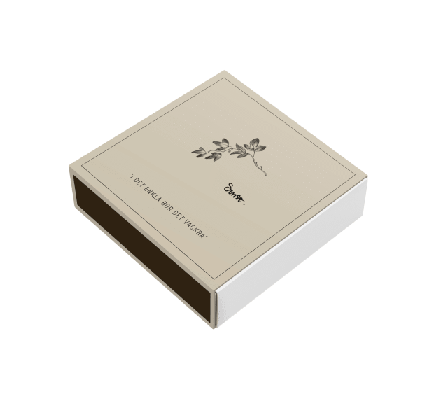 ERNST Tändsticksask Dekoration Beige 11x11x3