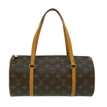 Louis Vuitton Vintage Pre-owned Canvas Papillon Tas , Bruin , Dames , Maat: ONE Size Vintage Tassen