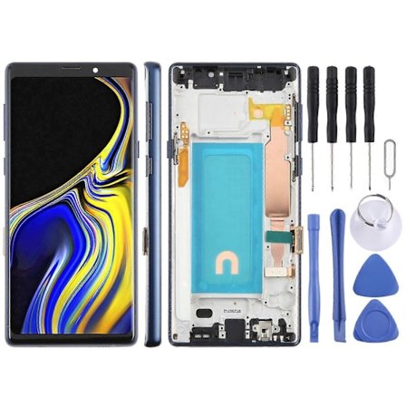 Kompatibel med Samsung Galaxy Note9 SM-N960F 6,33 tommer TFT LCD-skjerm Digitizer Full Assembly med ramme-WELLNGS