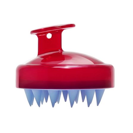 Hodebunnsmassasje for hårbørste sjampo myk silikon sjampobørste massasjebørste hodebunnsrensebørste bad Hodebunn skjønnhet helse~01846