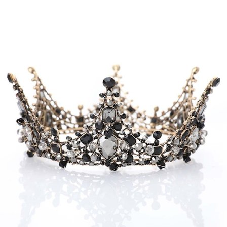 Bryllup vintage krone tiara prinsesse hårbånd barok til kvinder bal