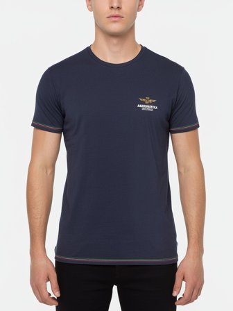 Aeronautica Militare T-shirt Esternabile Uomo Blu
