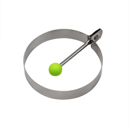 Rund omelettform i rostfritt stål