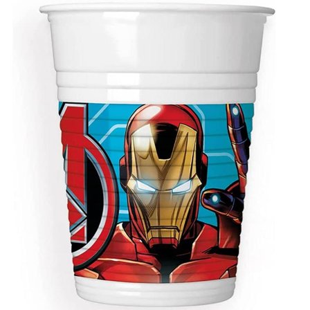 Avengers Muovimukit 8-pack
