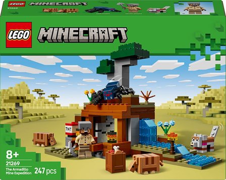 Lego Minecraft Bæltedyrsmineekspeditionen Videospilfigur 21269, Børn & Forældre, Motorik & Bevægelse, Klodser Og Stabletårne
