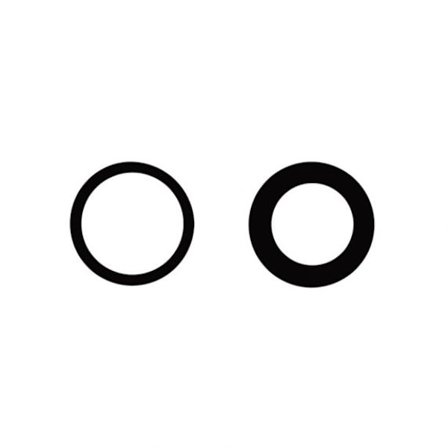 OnePlus 9 Kameraglas med tejp - Original