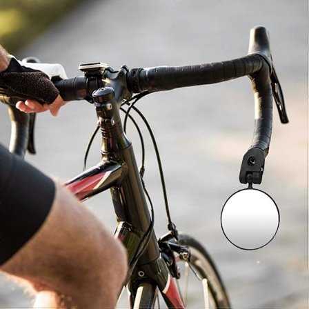 Cykelspeglar, 360 Justerbar Högupplöst Konvex Styrspelspegel Cykelspegel för Landsvägscykel Mountainbike Motorcykel Cykel (2 stycken)