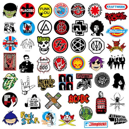 100x Tarrat ja tarrat - Musiikki