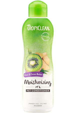 TropiClean - Fuktighetsgivende balsam med kiwi og kakaosmør for kjæledyr 355 ml - Hund - Pelspleie Trim- og hundebad - Hundebalsam og balsamspray - 