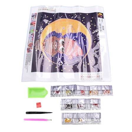 Diamantmålning Miljöskydd Vattentät DIY Art Cross Stitch Diamantmålning Dekoration