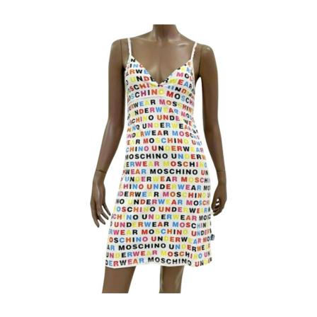 Moschino, Es 21Mo 09 A5401 dress Biały, Kobieta, Rozmiar: S