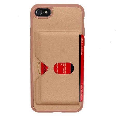 Skyddande Smart Skal med Kortfack - iPhone SE 2020