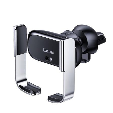 Baseus Mobilhållare Till Bilens Ventgaller Silver (suhw01-0s)