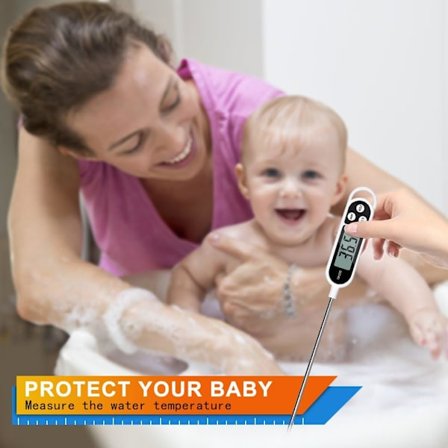 Digital Instant Read Kötttermometer Kök Matlagning Mat Godistermometer