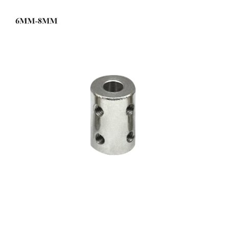 Stiv akselkobling i stål 6MM-8MM