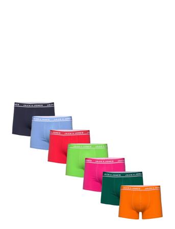 Jaccolorful Kent Trunks 7 Pack Boksershorts Grønn Jack & J S*Betinget Tilbud