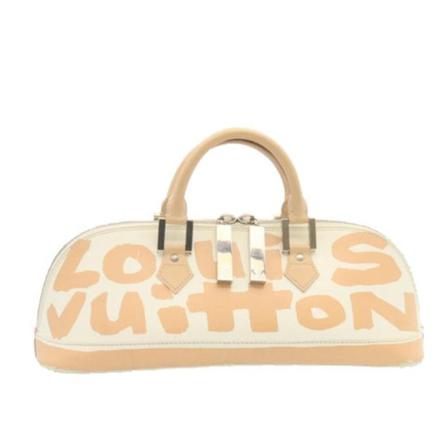 Louis Vuitton Vintage Pre-owned Alma Horizontal Hvid, Dame Vintage Tasker, Størrelse: ONE Size