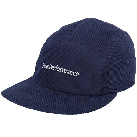 Peak Performance - Blå 5panel Caps - Corduroy Cap Blue Shadow 5-Panel @ Hatstore