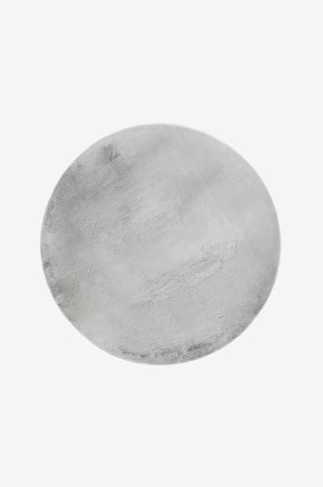 KM Home - Soft Pile Rug Dream Round - Grå - Luv- & ryatæpper - 120 - Fra Homeroom