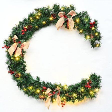 1,8M Julgirlang med 50 LED-lampor