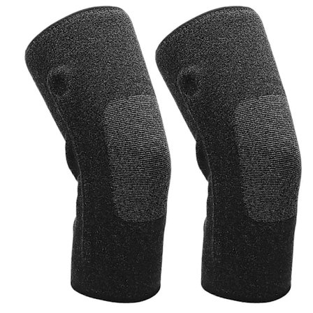 2 st Knäskydd Grafen Värmande Skyddande Halkskydd Knäkompressionsärm med Fjäderstabilisatorer för Män Kvinnor