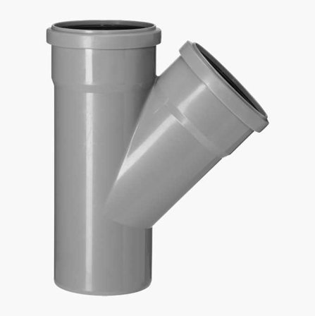Avloppsrör förgrening 45° 110 mm