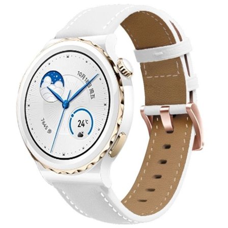 Garmin Venu / 2 Plus / Sq / Sq 2 Leather Watch Band - White