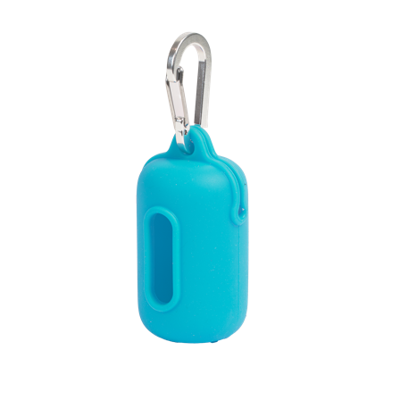 Pritax - Bæsjeposeholder Sillen, 9x5cm, Turkis - Hund - ZOO.no