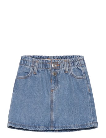 Denim Short Skirt Blue Mango